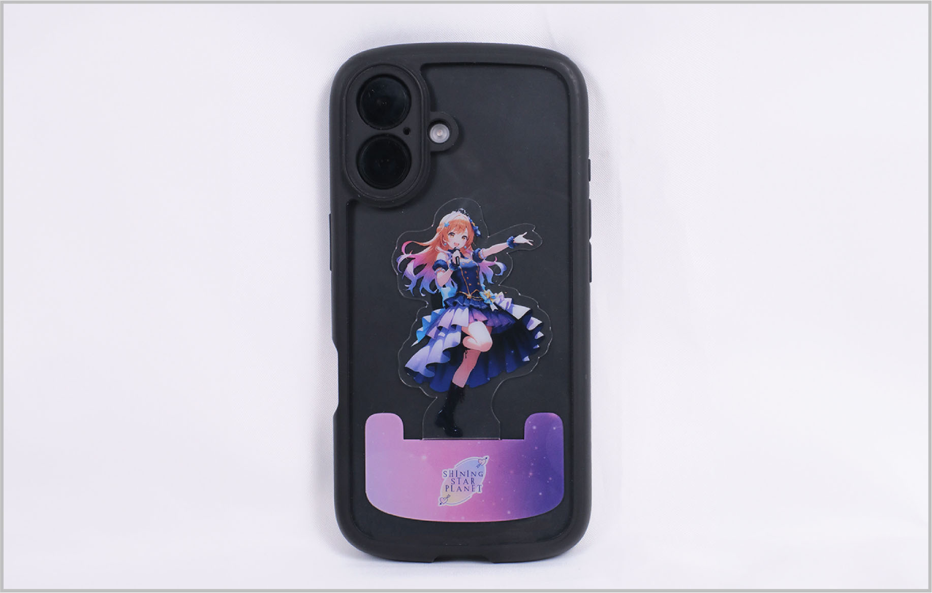 スマホにはさめるPPクリアスタンド
