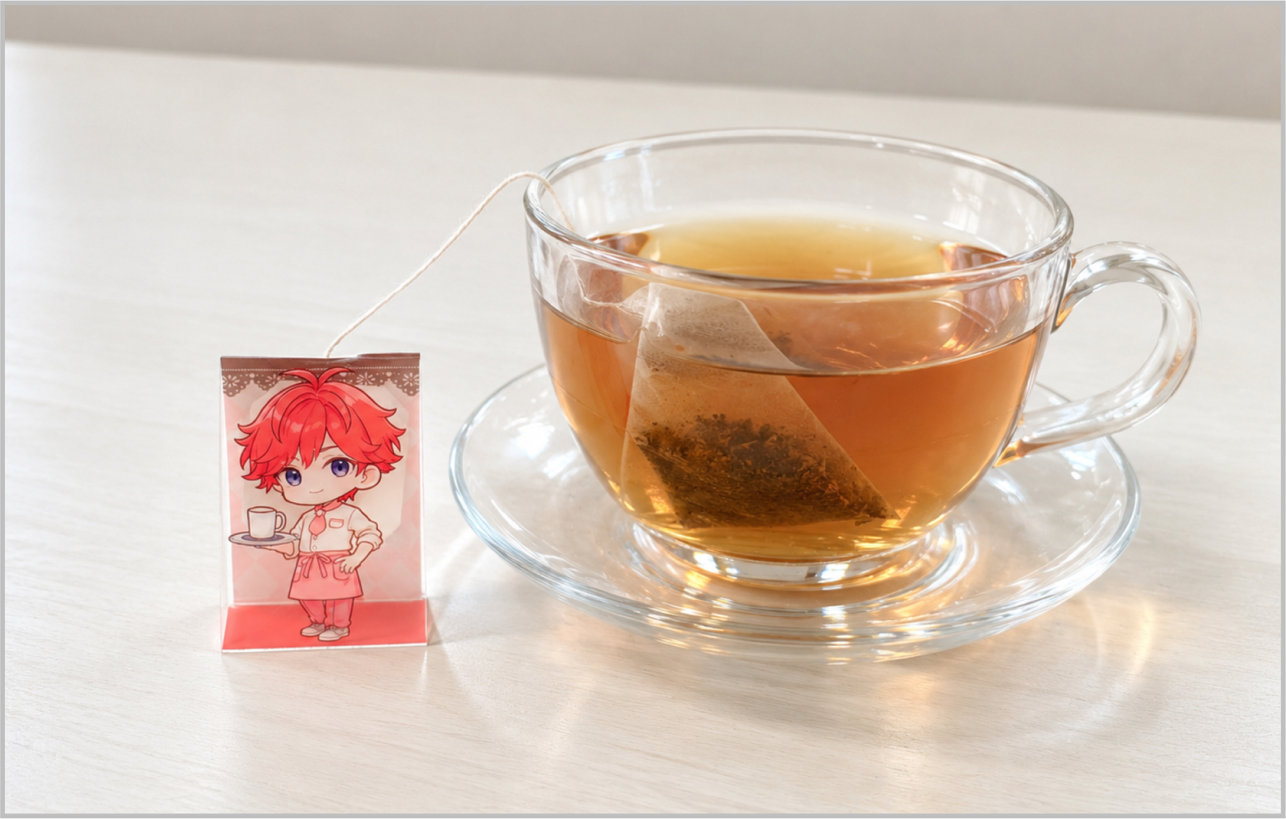 飾れるティーバッグホルダー