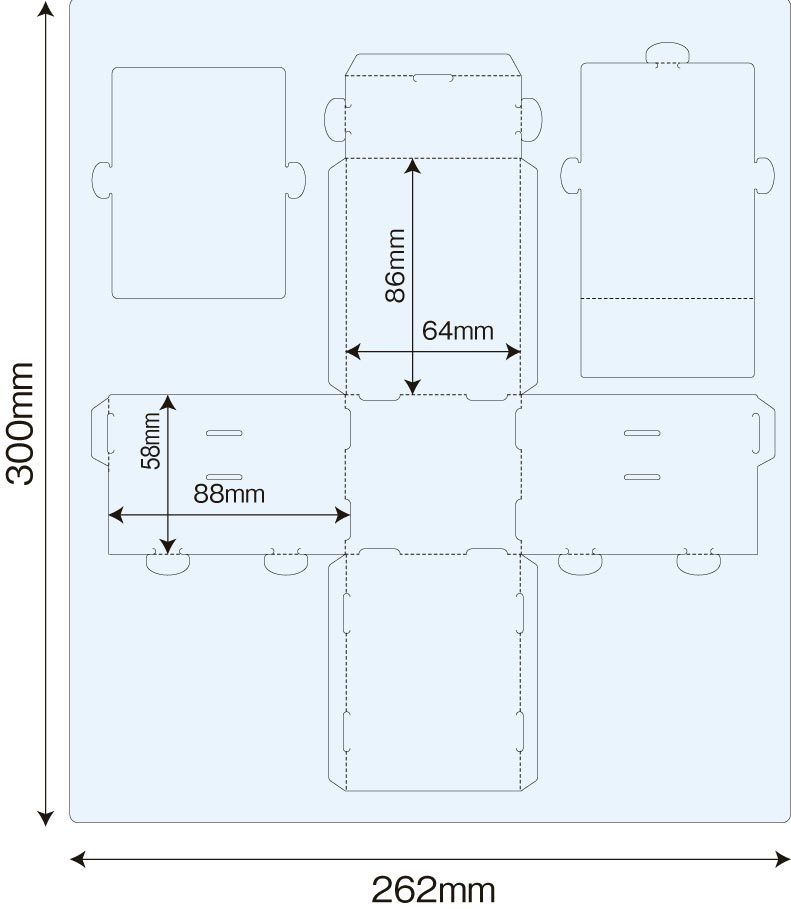 レイヤーBOXペンスタンドの型